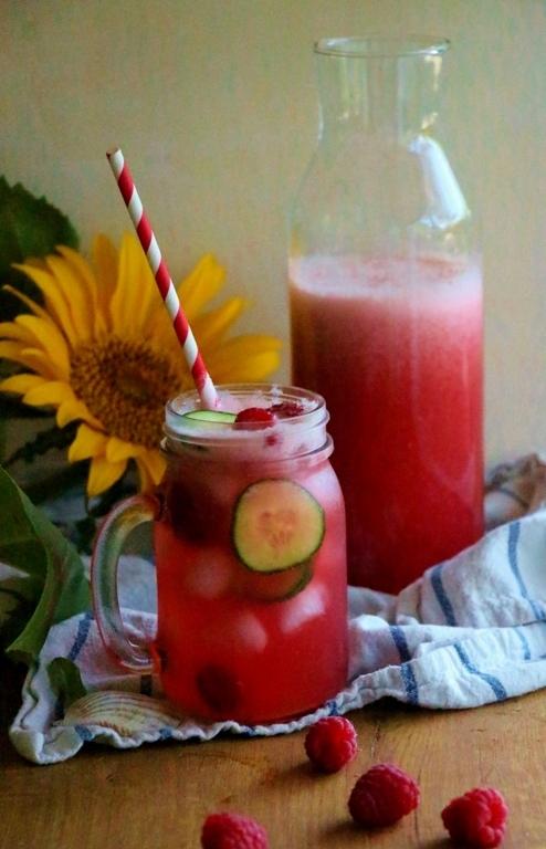 Rezeptbild: Himbeer - Ingwer - Limonade