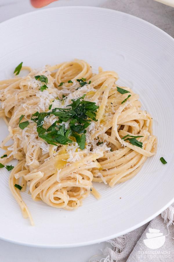 Rezeptbild: Trüffelnudeln in 20 Minuten