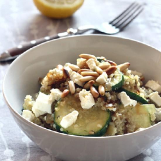 Rezeptbild: Quinoa mit Zucchini und Feta