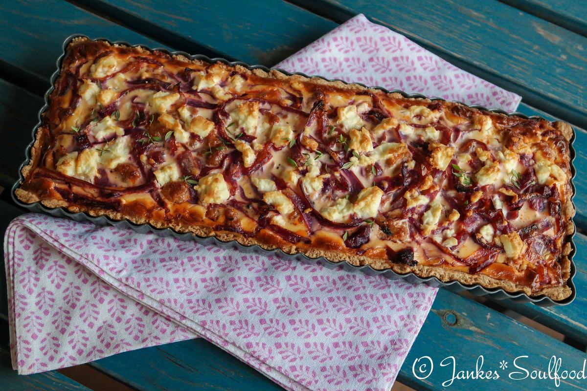 Rezeptbild: Rotkohl-Quiche