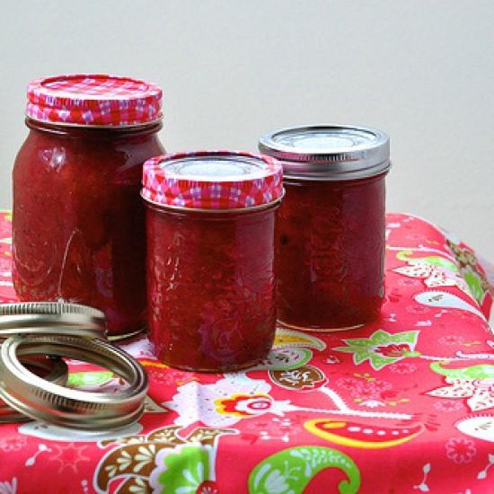 Rezeptbild: Cranberry-Birnen-Marmelade
