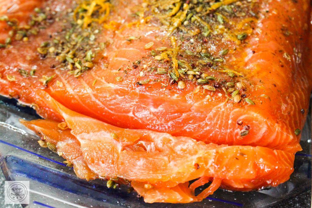 Rezeptbild: Gebeizter Lachs - Gravlax