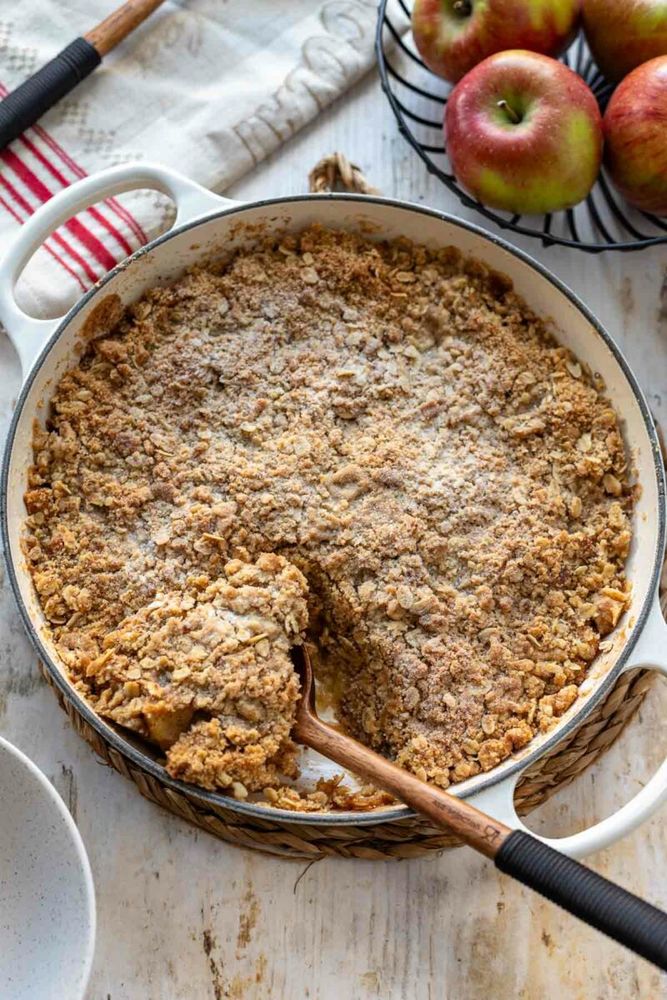 Rezeptbild: Apple Crumble Rezept