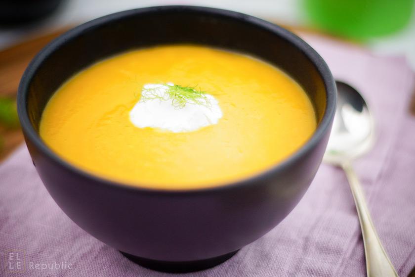 Rezeptbild: Karotten Fenchel Suppe
