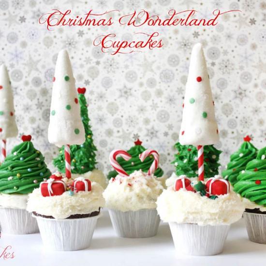 Rezeptbild: Weihnachts Winter Wunderland: Cupcakes