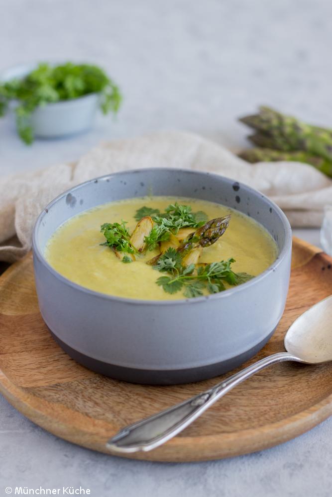 Rezeptbild: Grüne Spargelcremesuppe