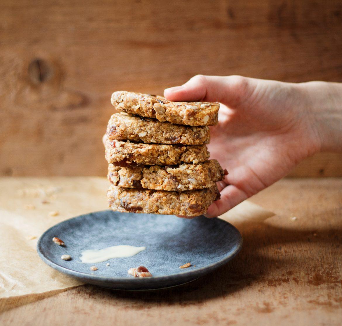 Rezeptbild: Energieriegel ohne Backen aka Clif-Bars selber machen