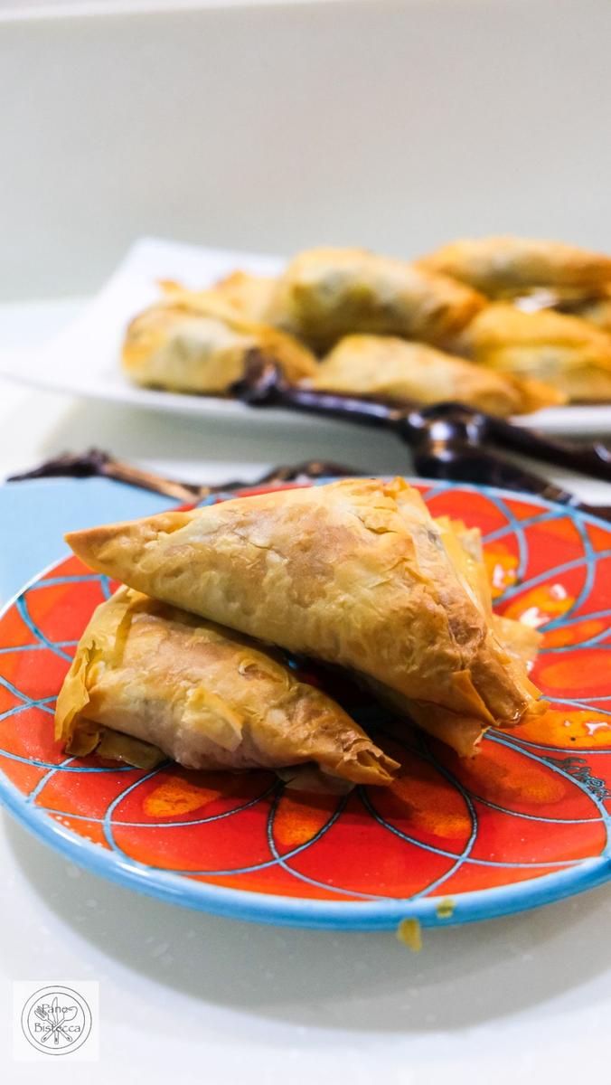 Rezeptbild: Bobotie Samosas - Suedafrikanisches Fusion Food