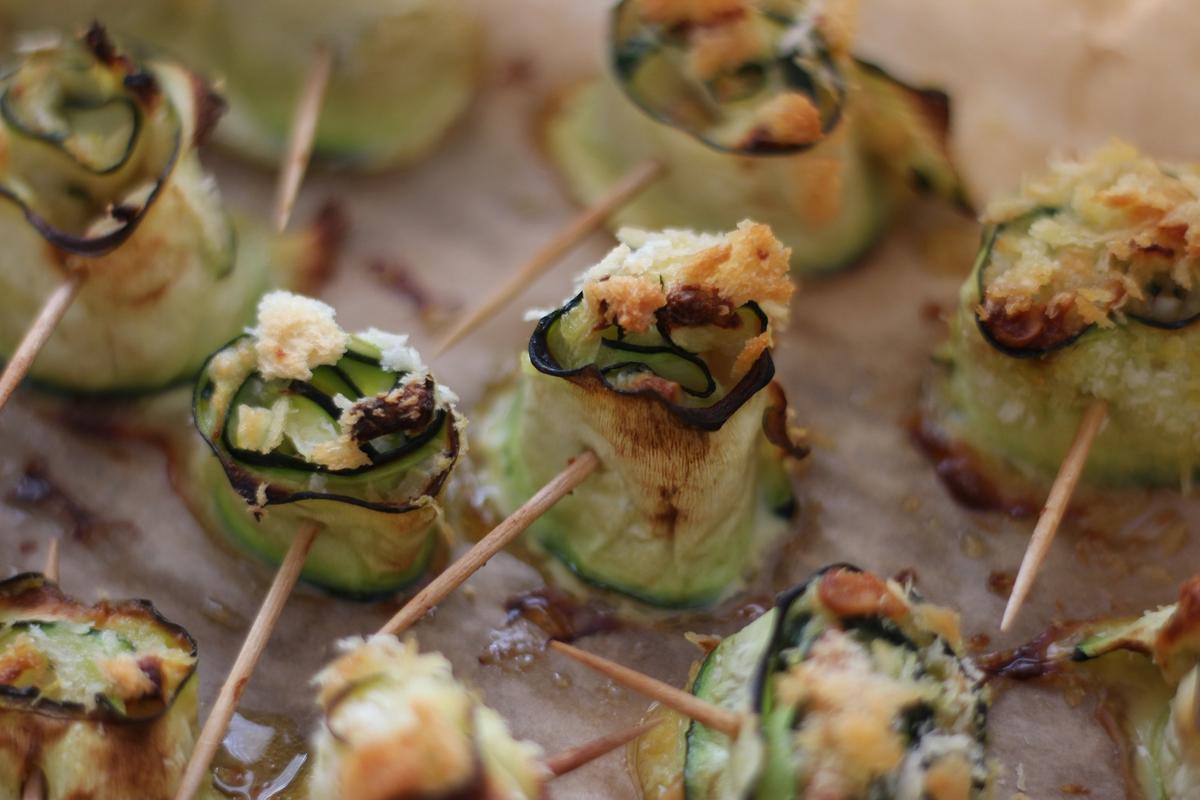 Rezeptbild: Zucchini-Involtini