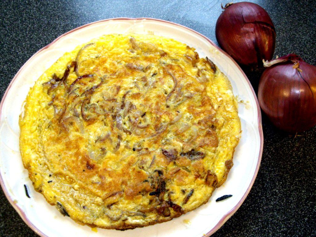 Rezeptbild: Rote Zwiebel Frittata