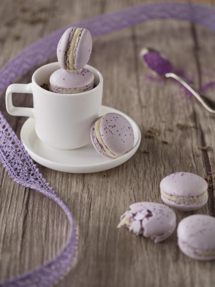 Rezeptbild: Lavendel-Macarons