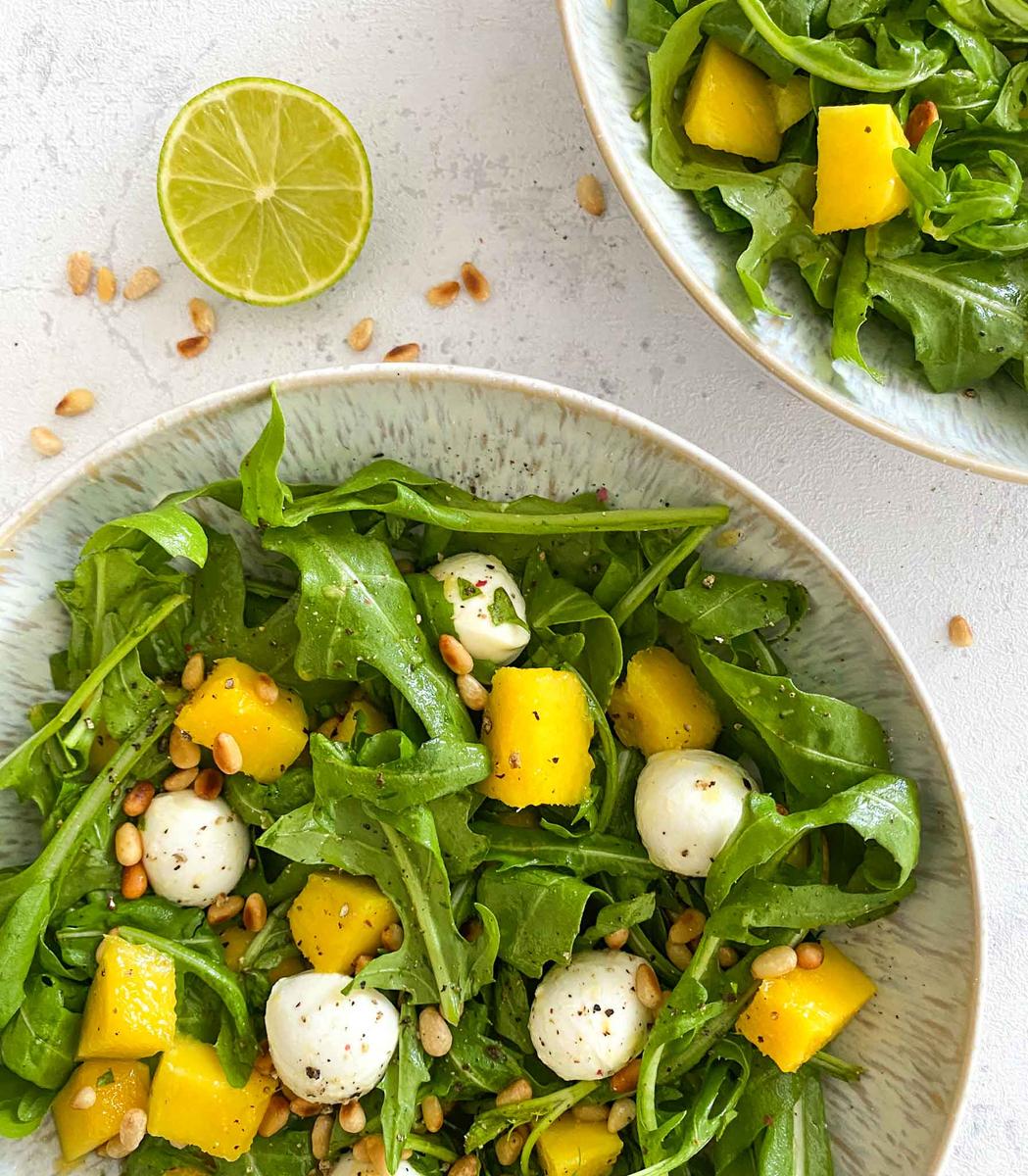 Rezeptbild: Mango-Rucola-Salat