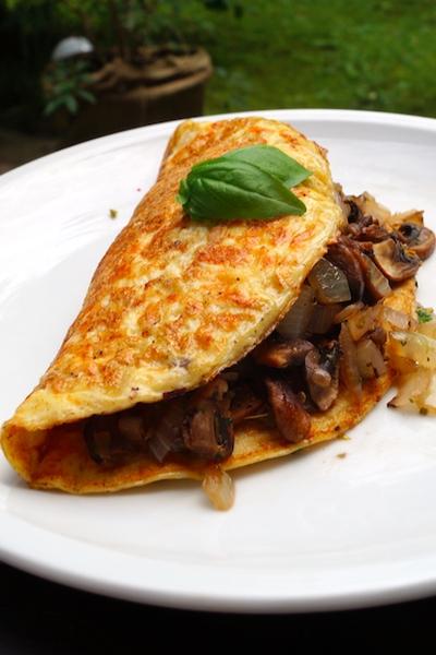 Rezeptbild: Champignon Omelett