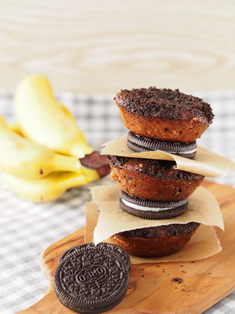 Rezeptbild: Oreo-Bananen-Muffins