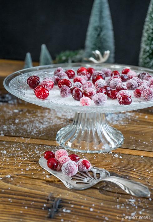 Rezeptbild: Gezuckerte Cranberries - Sparkling Craberries