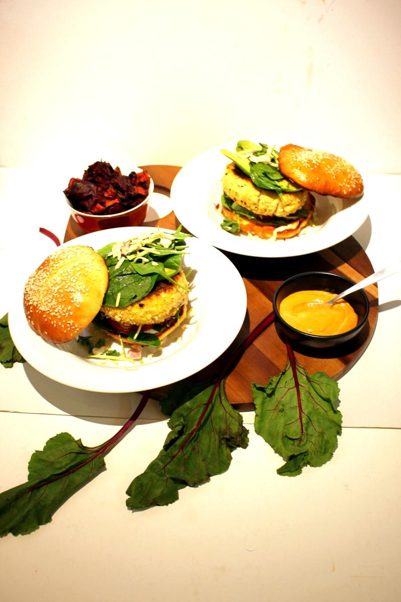 Rezeptbild: Lachs Burger Delux