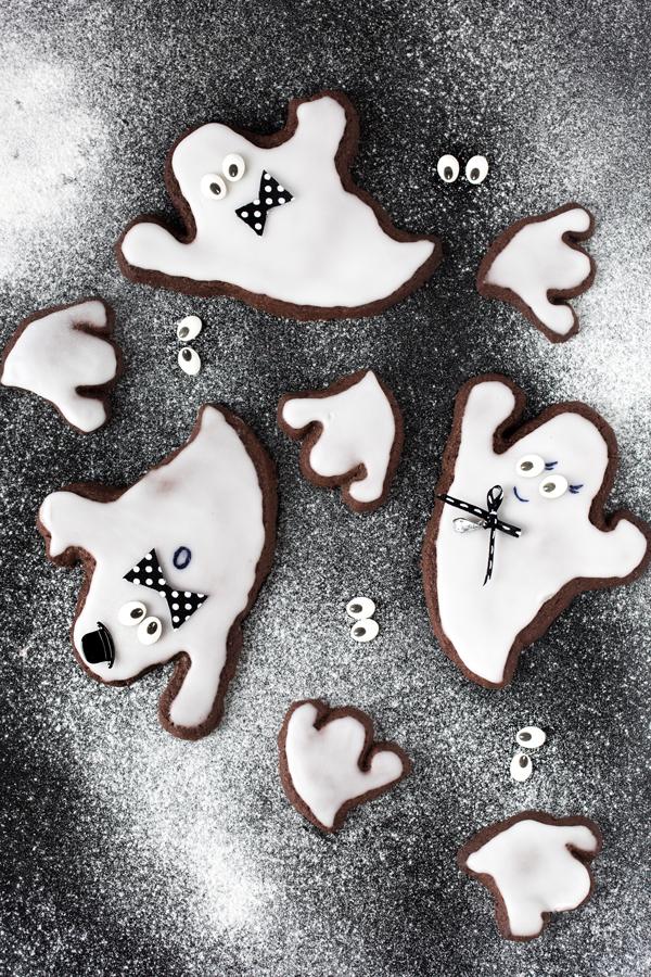Rezeptbild: Gespensterparty mit Geistercookies