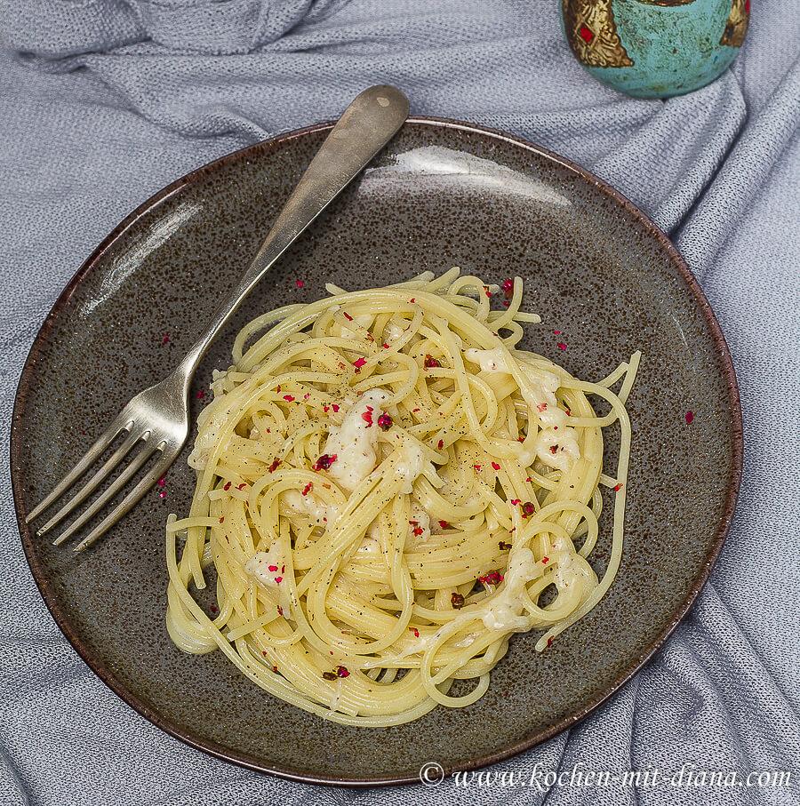 Rezeptbild: Spaghetti cacio e pepe