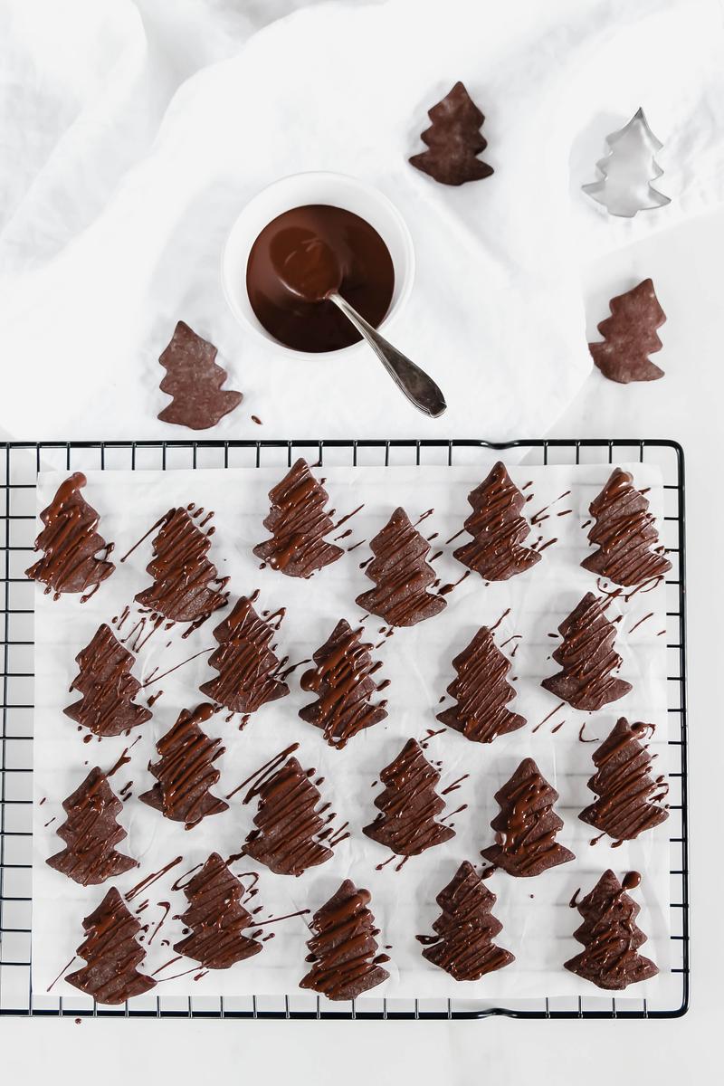 Rezeptbild: klassische Schokoladenplätzchen zum Ausstechen
