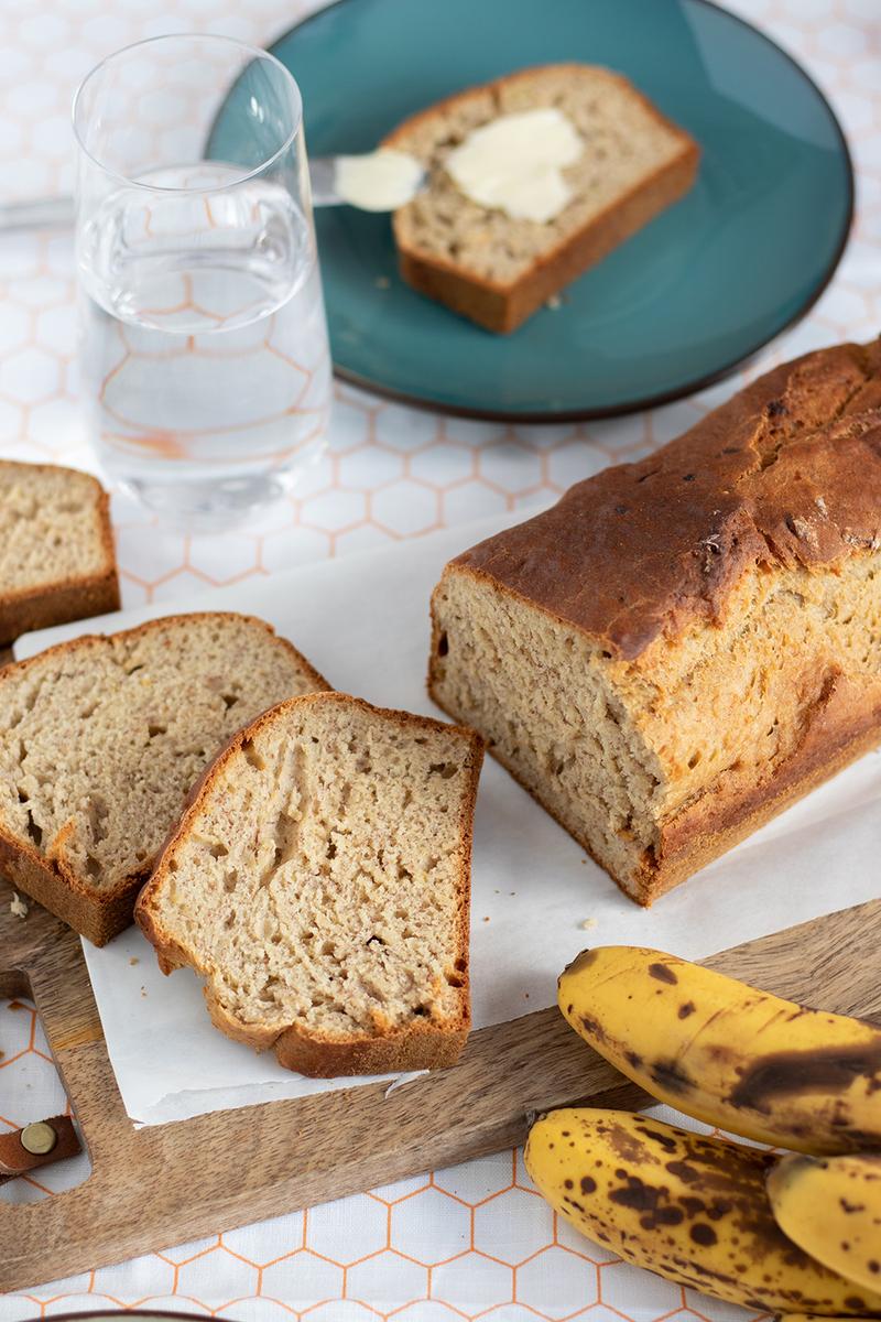 Rezeptbild: Saftiges und gesundes Bananenbrot ohne Zucker