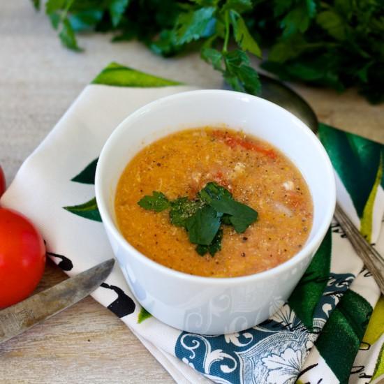 Rezeptbild: Vietnamesische Tomatensuppe mit Ei