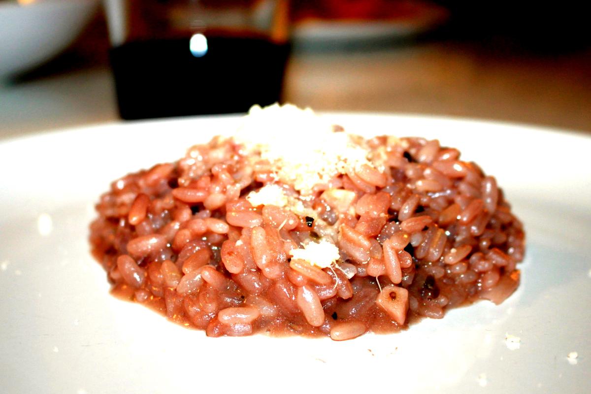 Rezeptbild: Rotwein Risotto