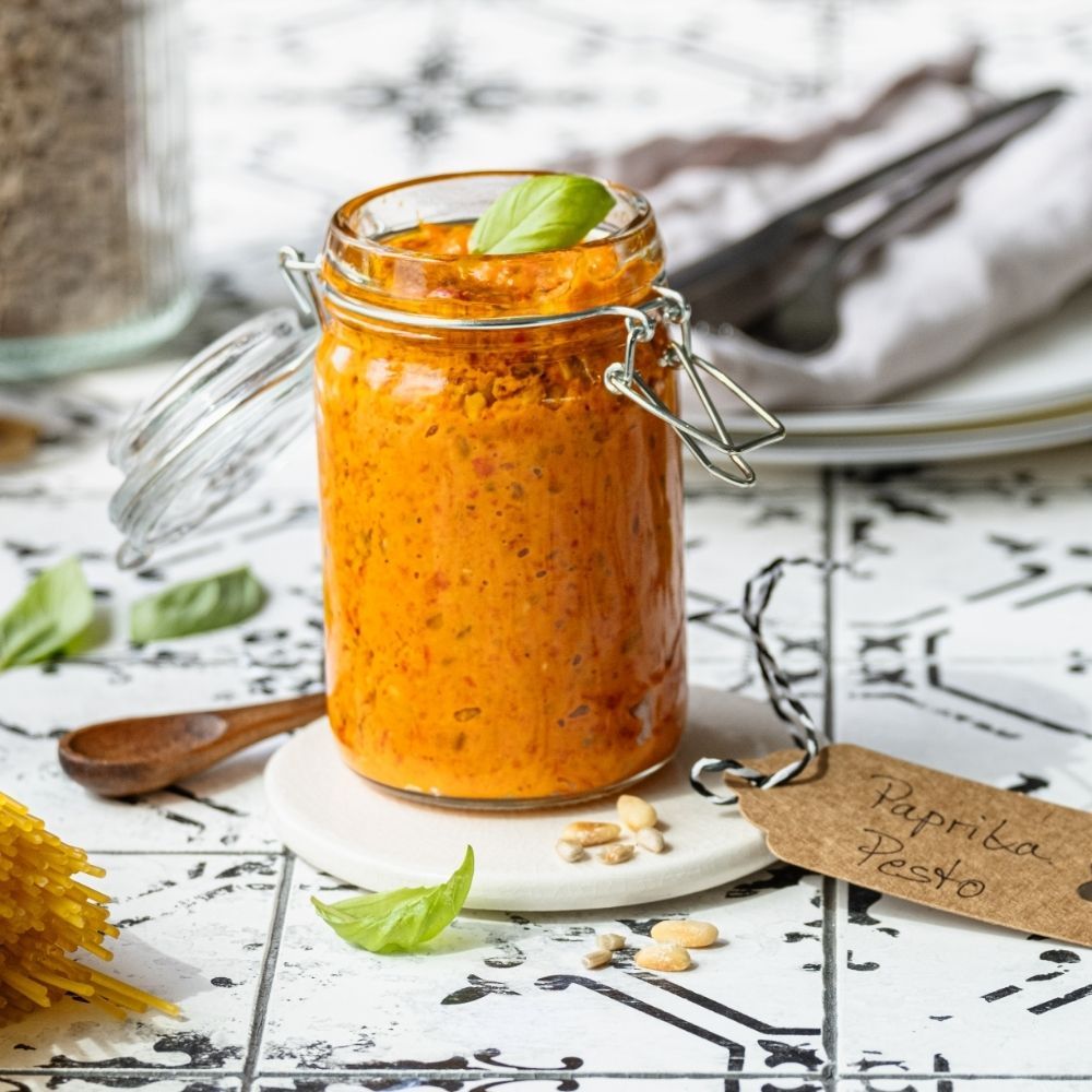 Rezeptbild: Veganes Paprika-Pesto