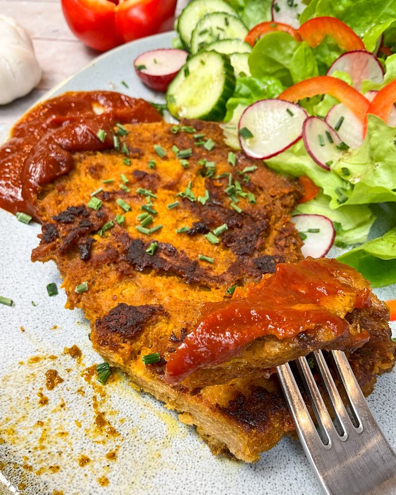 Rezeptbild: Bestes veganes Steak Rezept zum Grillen, Braten und Einfrieren