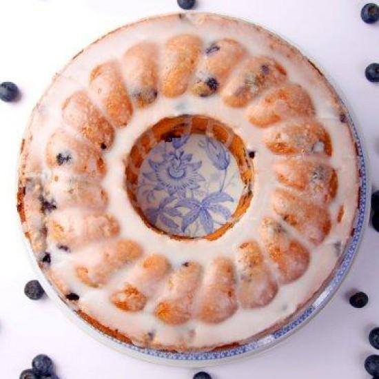 Rezeptbild: Blaubeeren-Limonen Kuchen