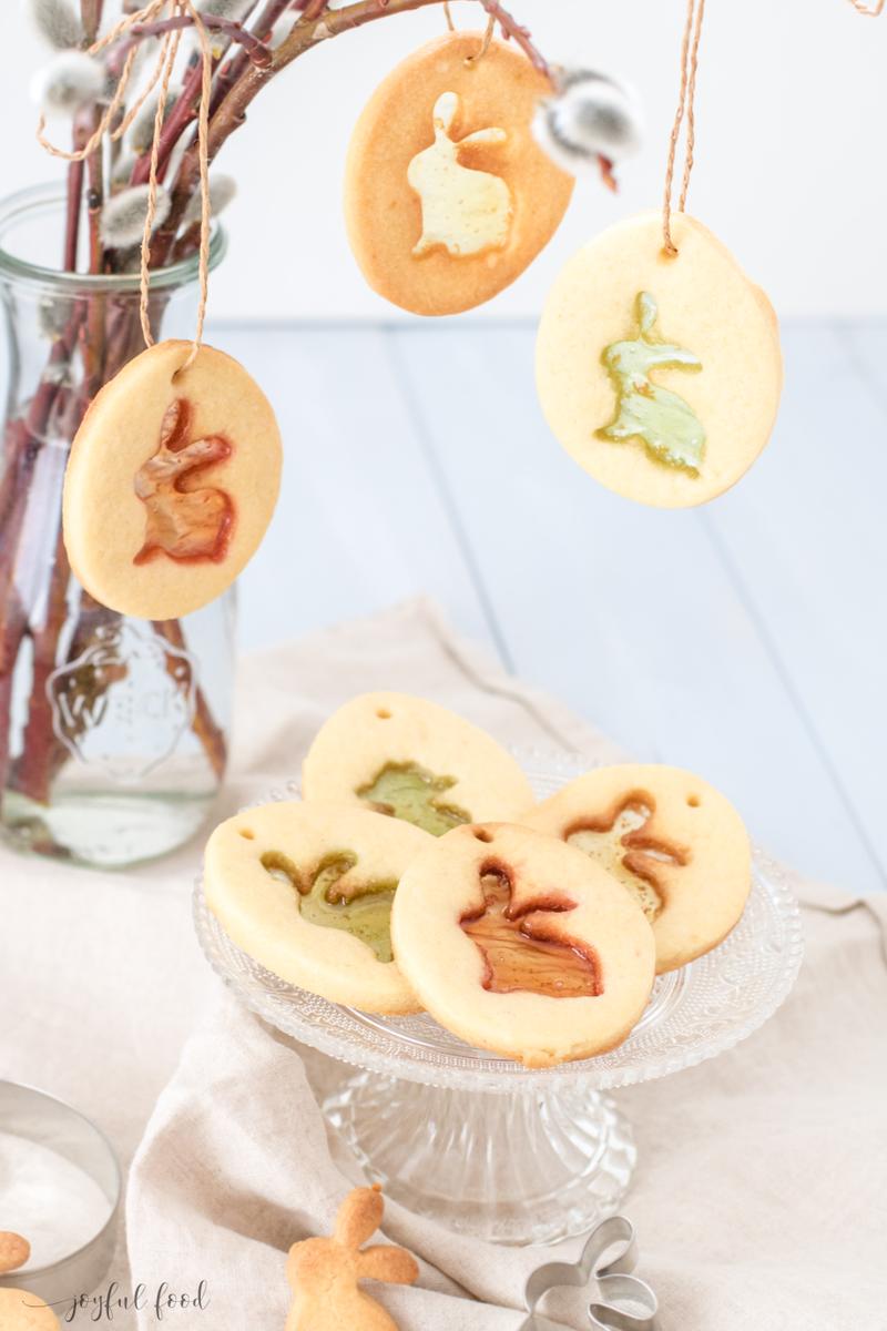 Rezeptbild: Ostergebäck - süße Hasen Fenster-Kekse
