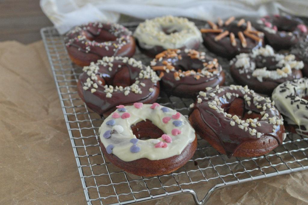 Rezeptbild: Gesunde Donuts aus dem Backrohr