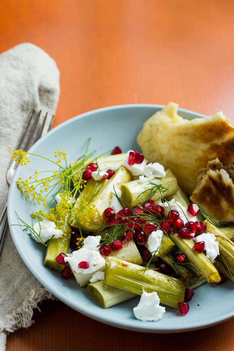 Überbackener Ziegenkäse mit Granatapfel von gaesteganzeasy • Delicat.io