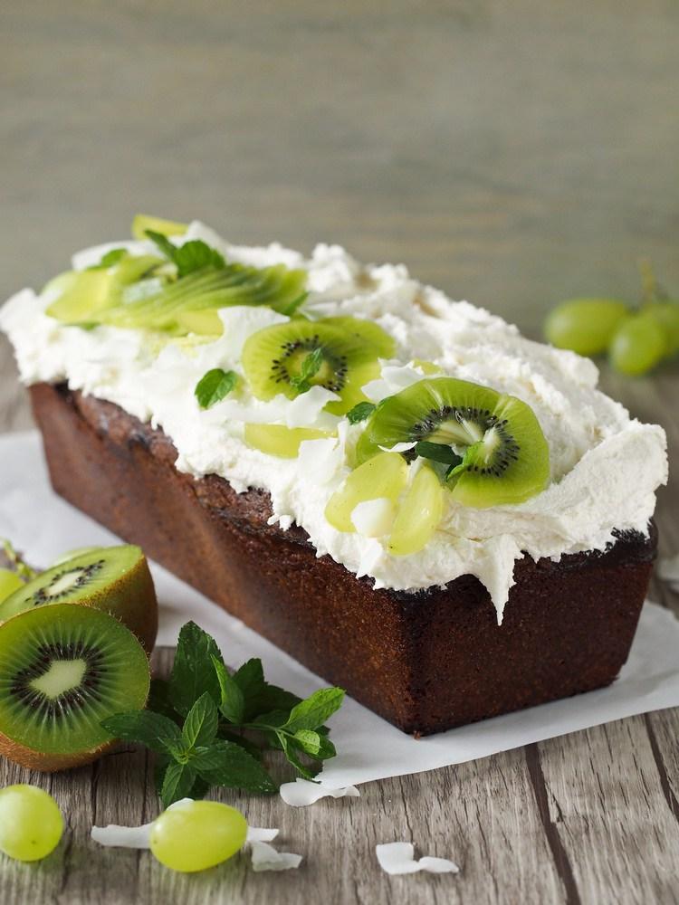 Rezeptbild: Matcha-Kuchen mit Kokos-Frosting