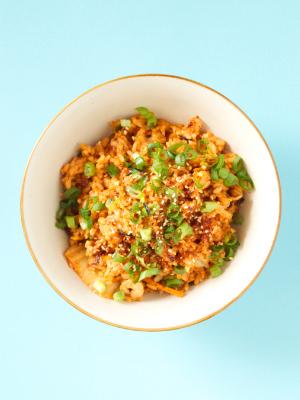Rezeptbild: Koreanischer Gebratener Reis mit Kimchi