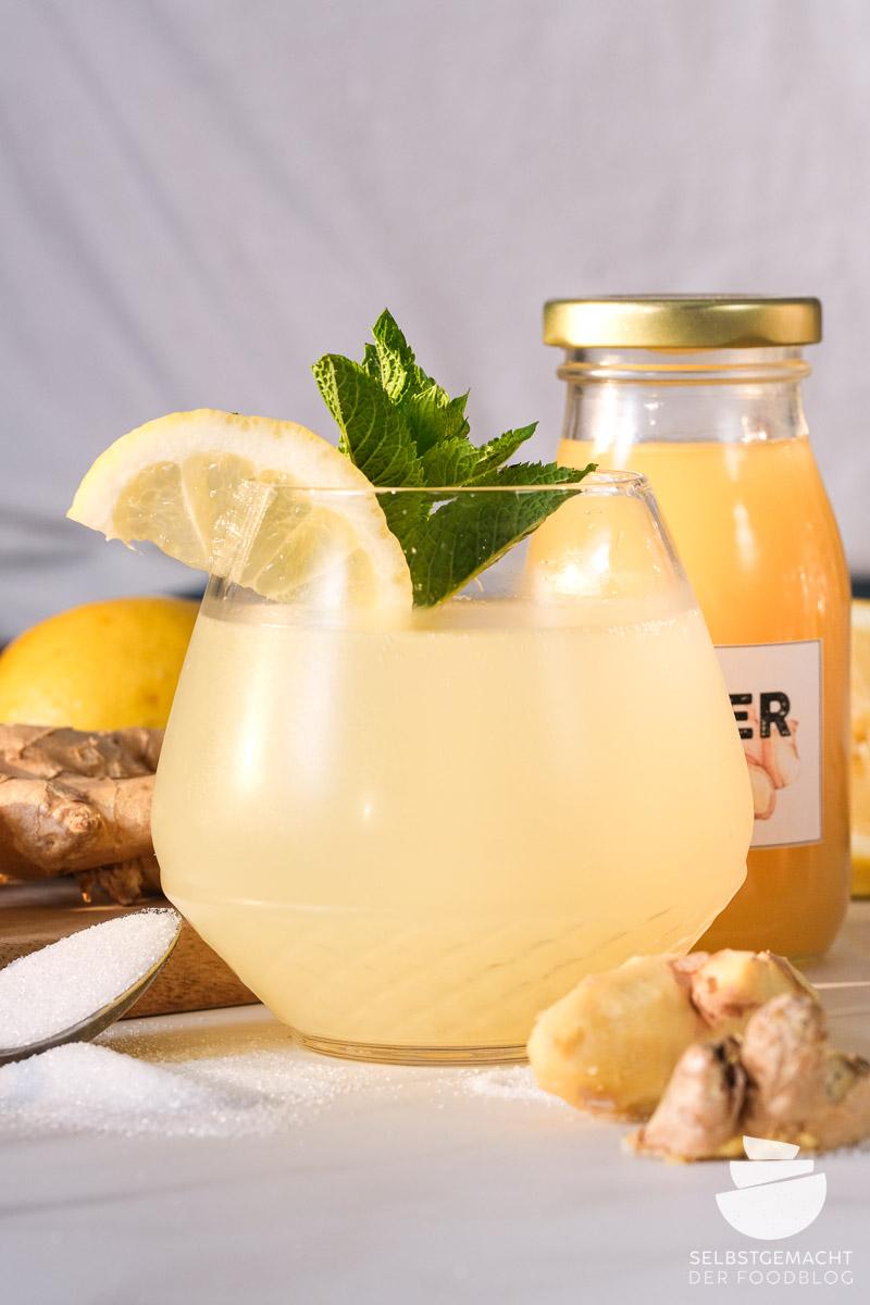 Rezeptbild: Ginger Ale einfach selber machen