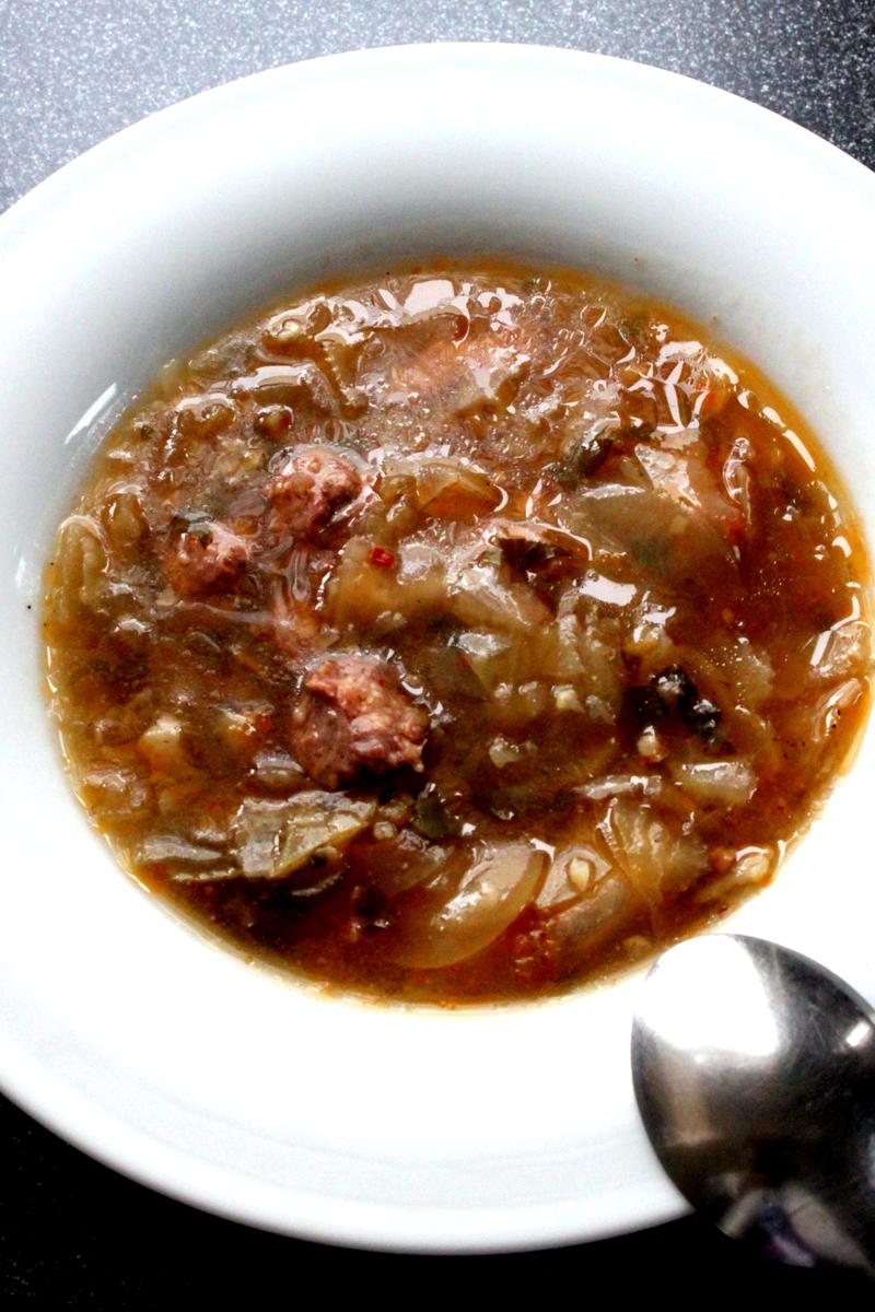 Rezeptbild: Italienische Wurst und Kartoffel Suppe