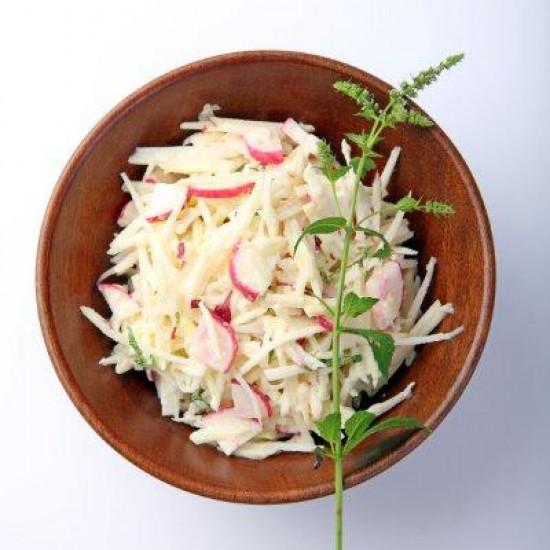 Rezeptbild: Kohlrabi-Apfel-Radieschen Salat