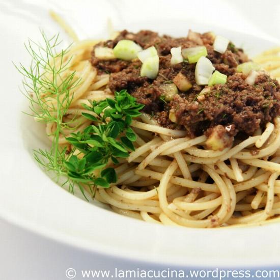Rezeptbild: Spaghetti mit Olivensauce