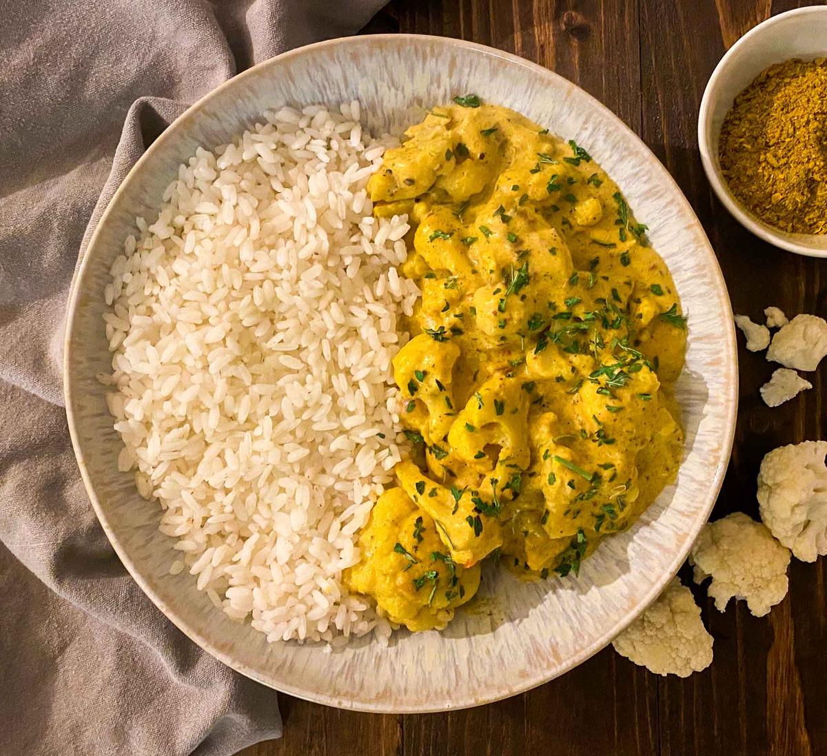 Rezeptbild: Blumenkohl Curry