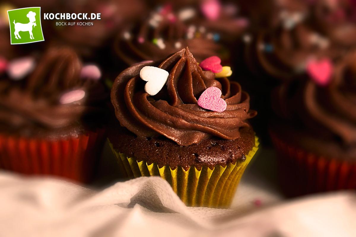 Rezeptbild: Mini-Schoko-Cupcakes