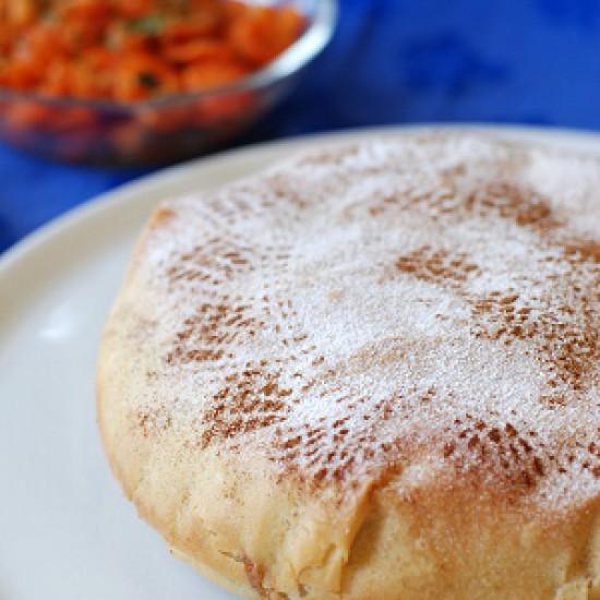 Rezeptbild: Pastilla mit Huhn und Mandeln