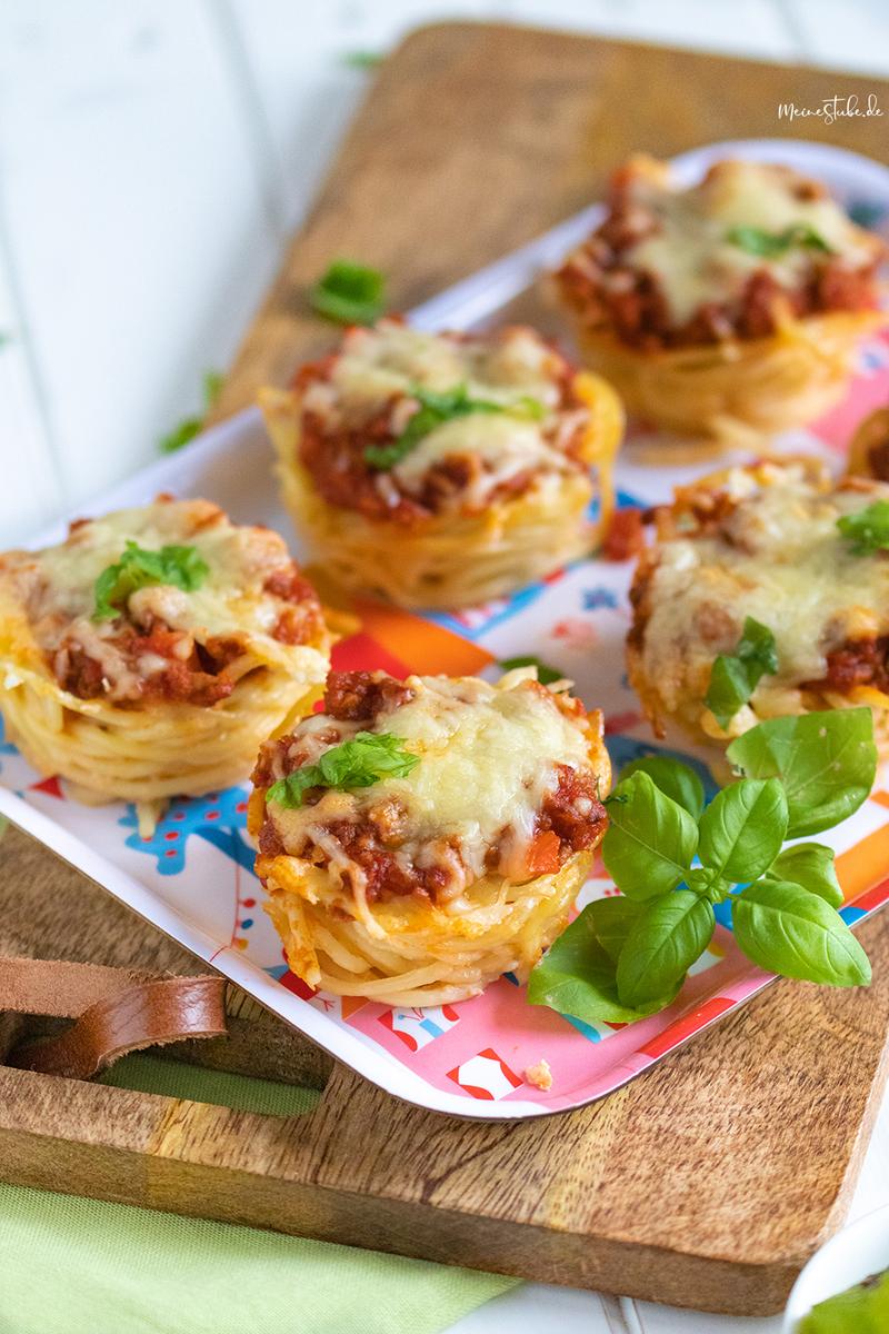 Rezeptbild: Spaghetti-Bolognese-Muffins: Tolles Familienrezept