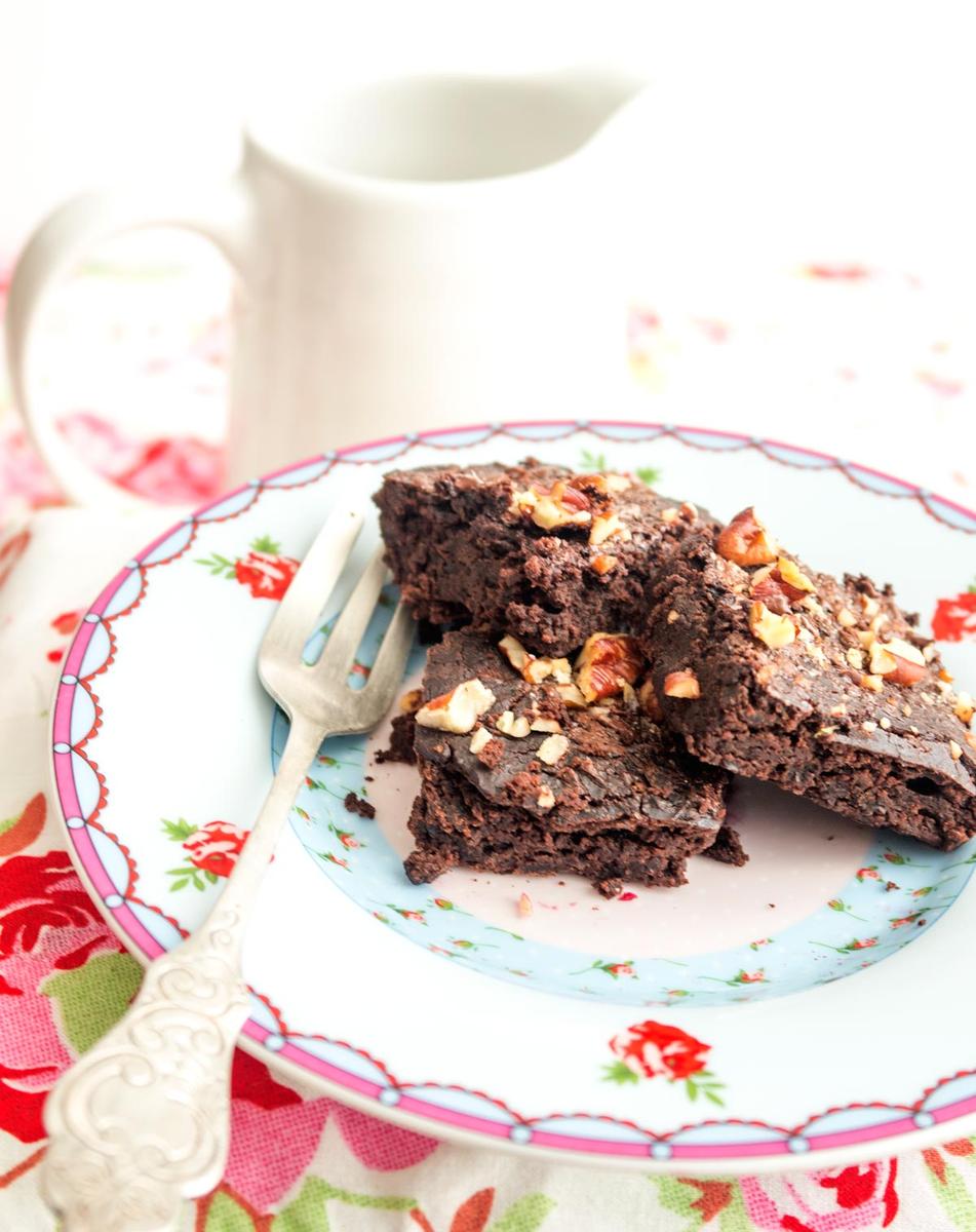 Rezeptbild: Brownies mit schwarzen Bohnen