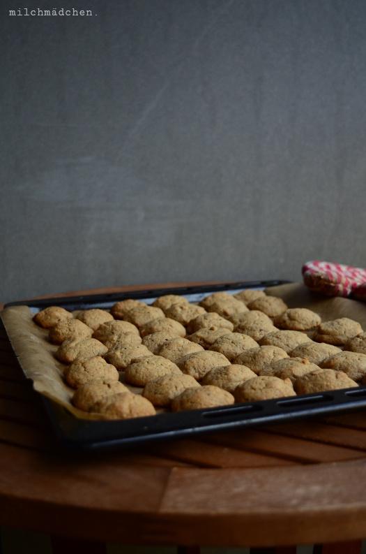 Rezeptbild: Cookies mit Sauerteig und Kaffee-Nussbutter