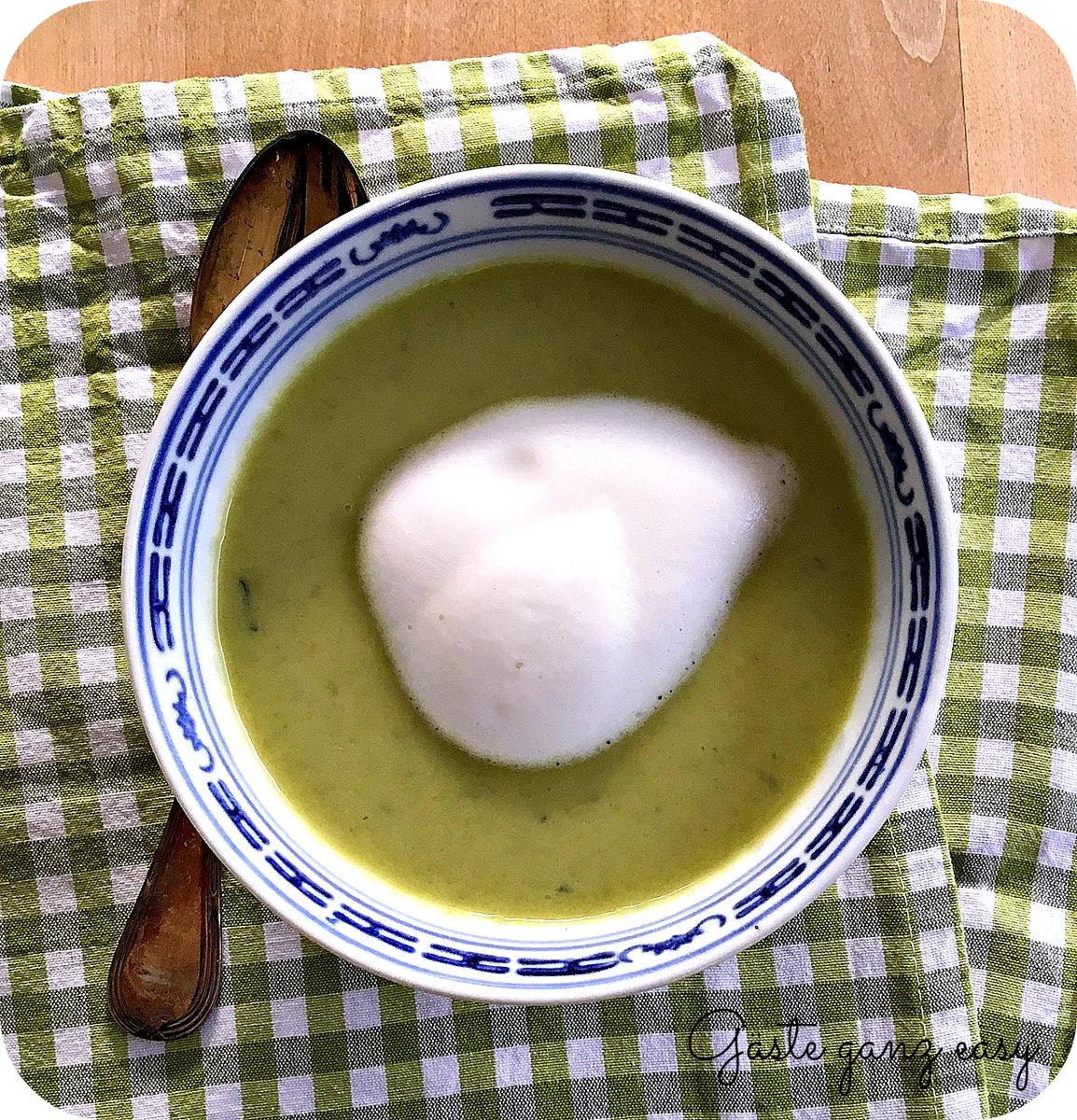 Rezeptbild: Erbsen-Minz-Suppe
