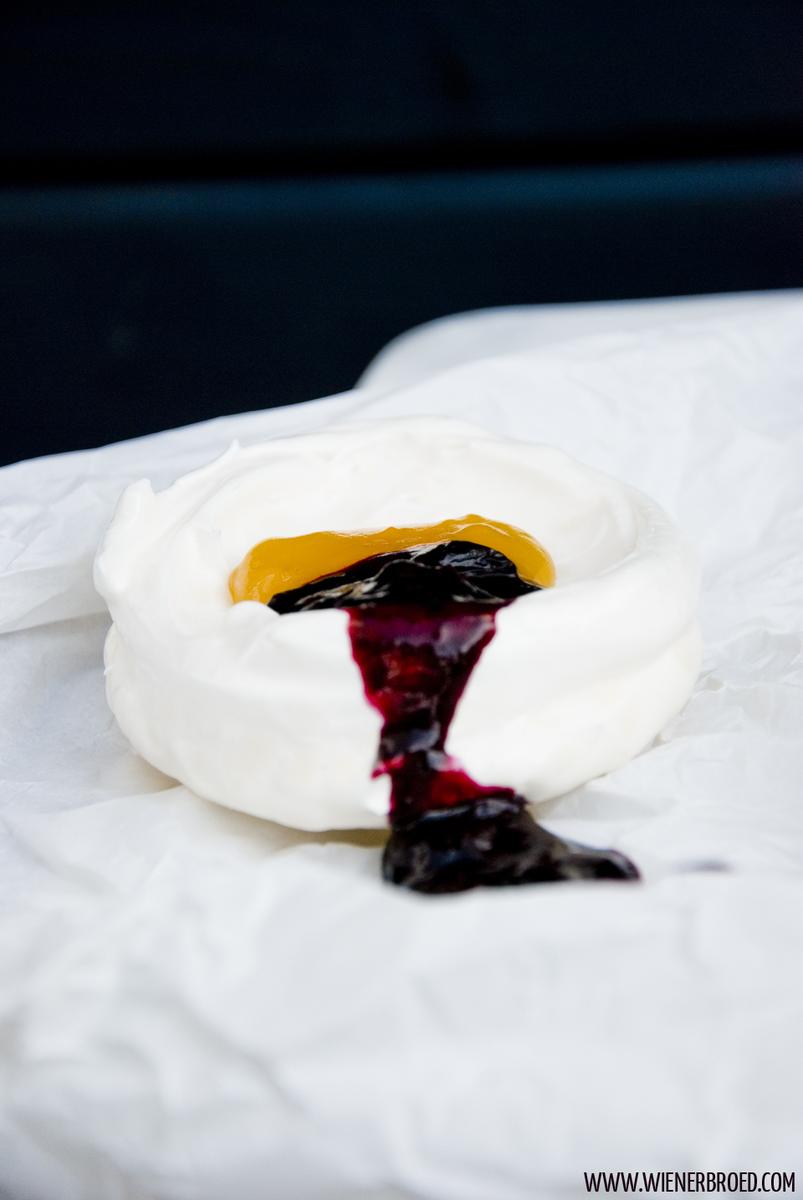 Rezeptbild: Blaubeer-Zitronen-Pavlova