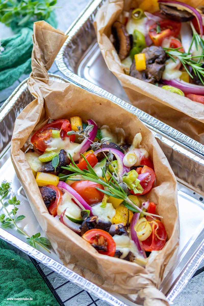 Rezeptbild: Gemüse-Päckchen vom Grill oder aus dem Backofen