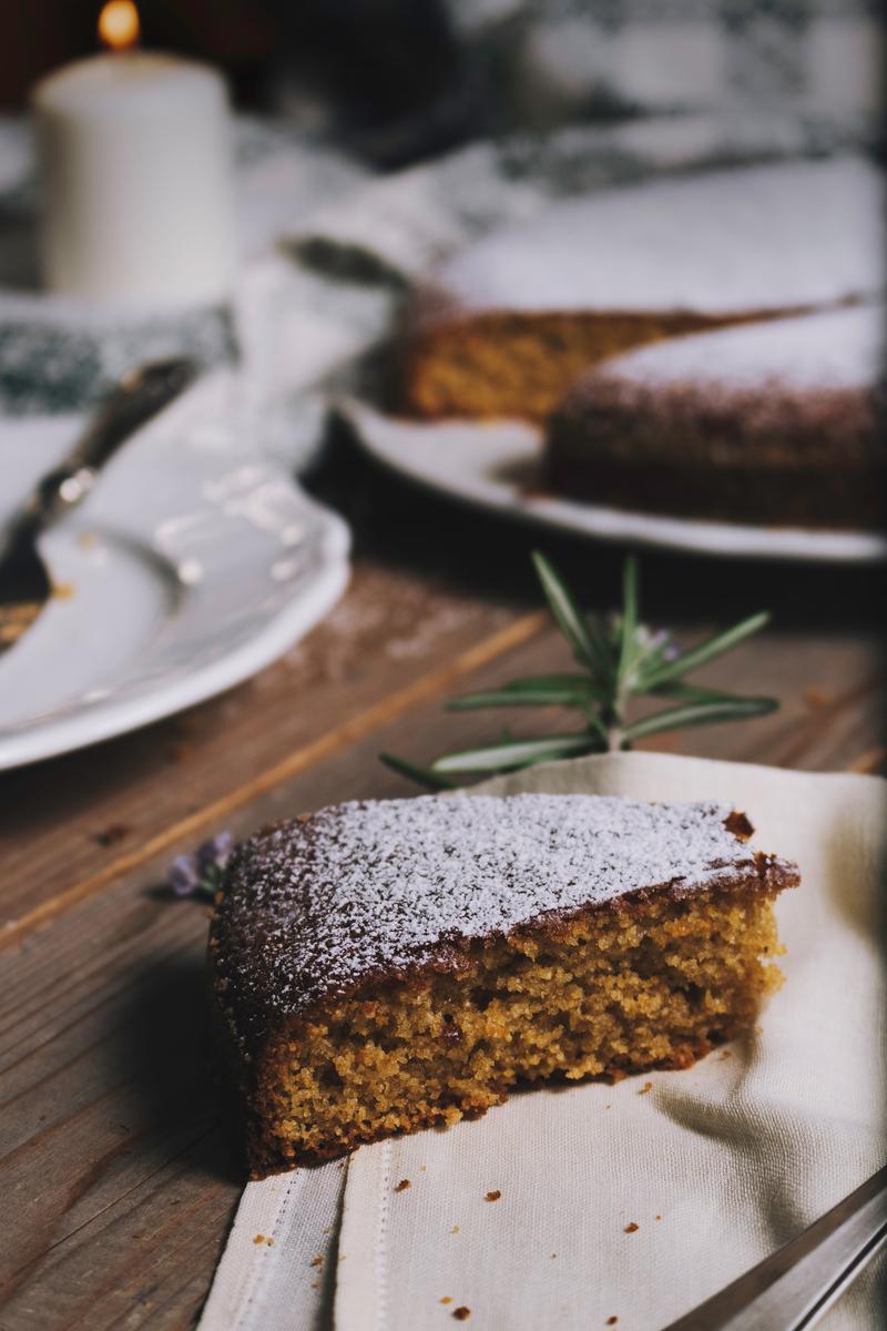 Rezeptbild: Italienischer Mandelkuchen – perfekt nicht nur zu Weihnachten.